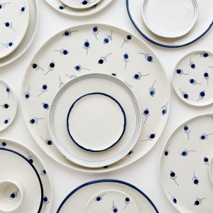 Porcelain Watercolor Plates