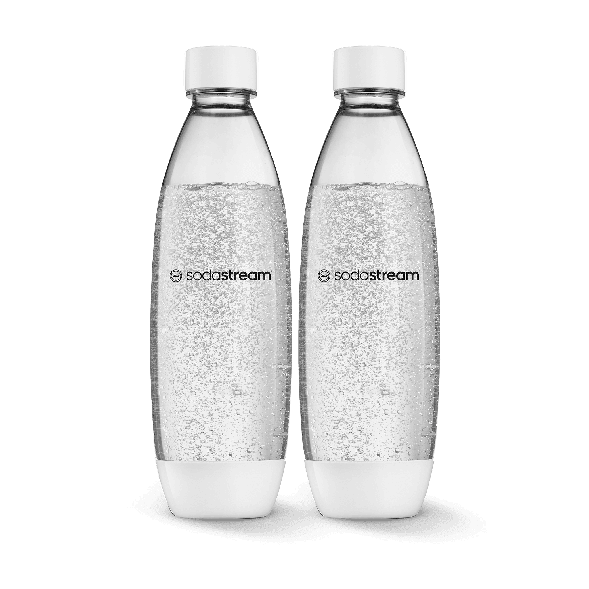 SodaStream 1 L White Slim Bottles Twin Pack