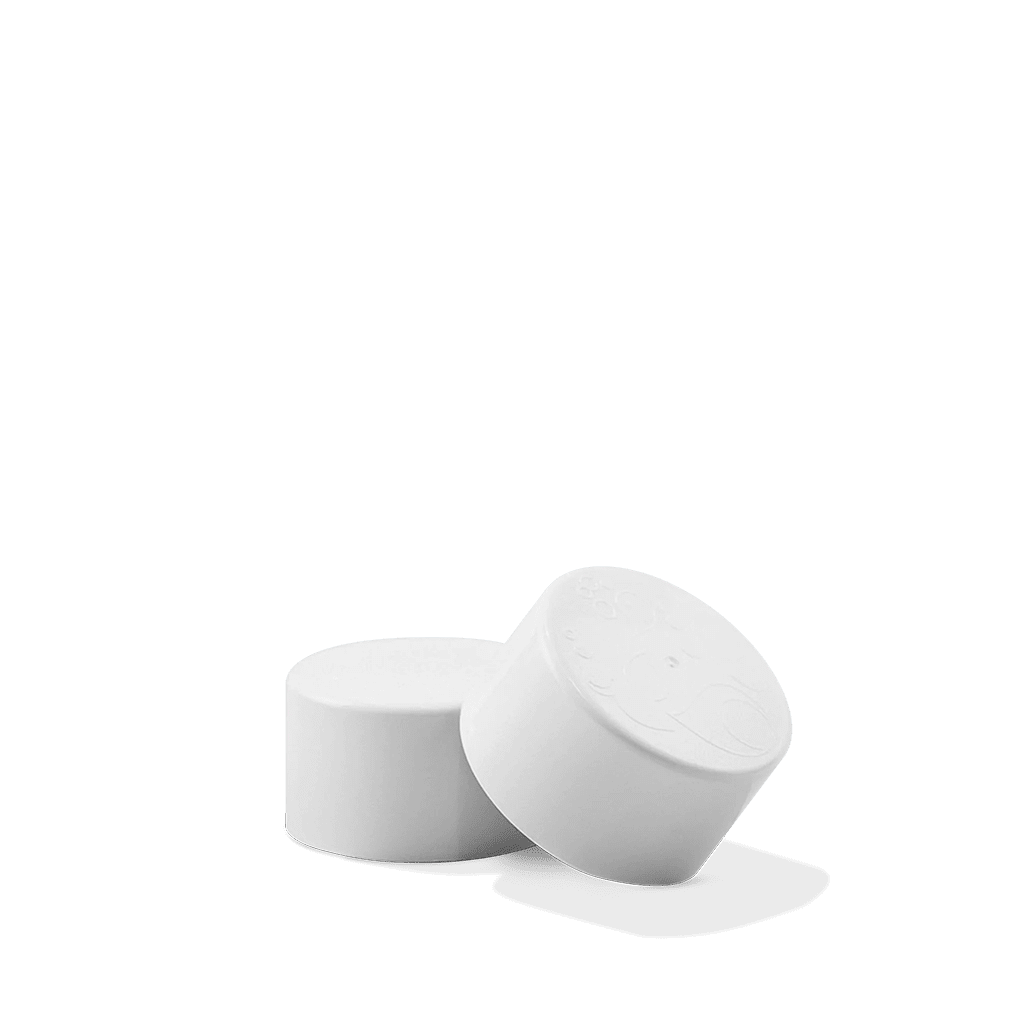 SodaStream White Bottle Caps Twin Pack